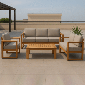 Wooden Modular Garden Set