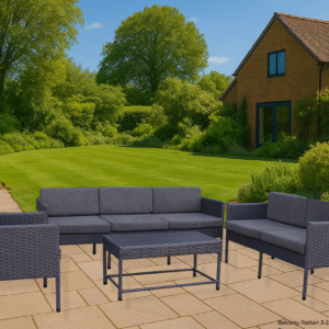 Balkony Rattan 3-2-1